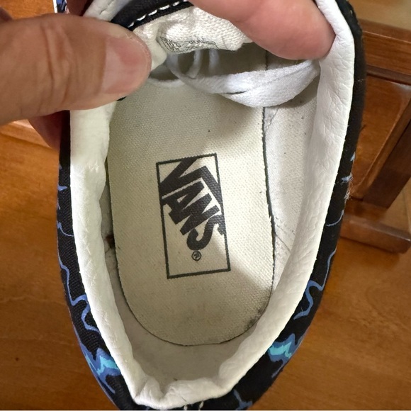 Vans Men's Old Skool Electric Flame Black/White-Awesome Glow in the dark shoes - Picture 6 of 10